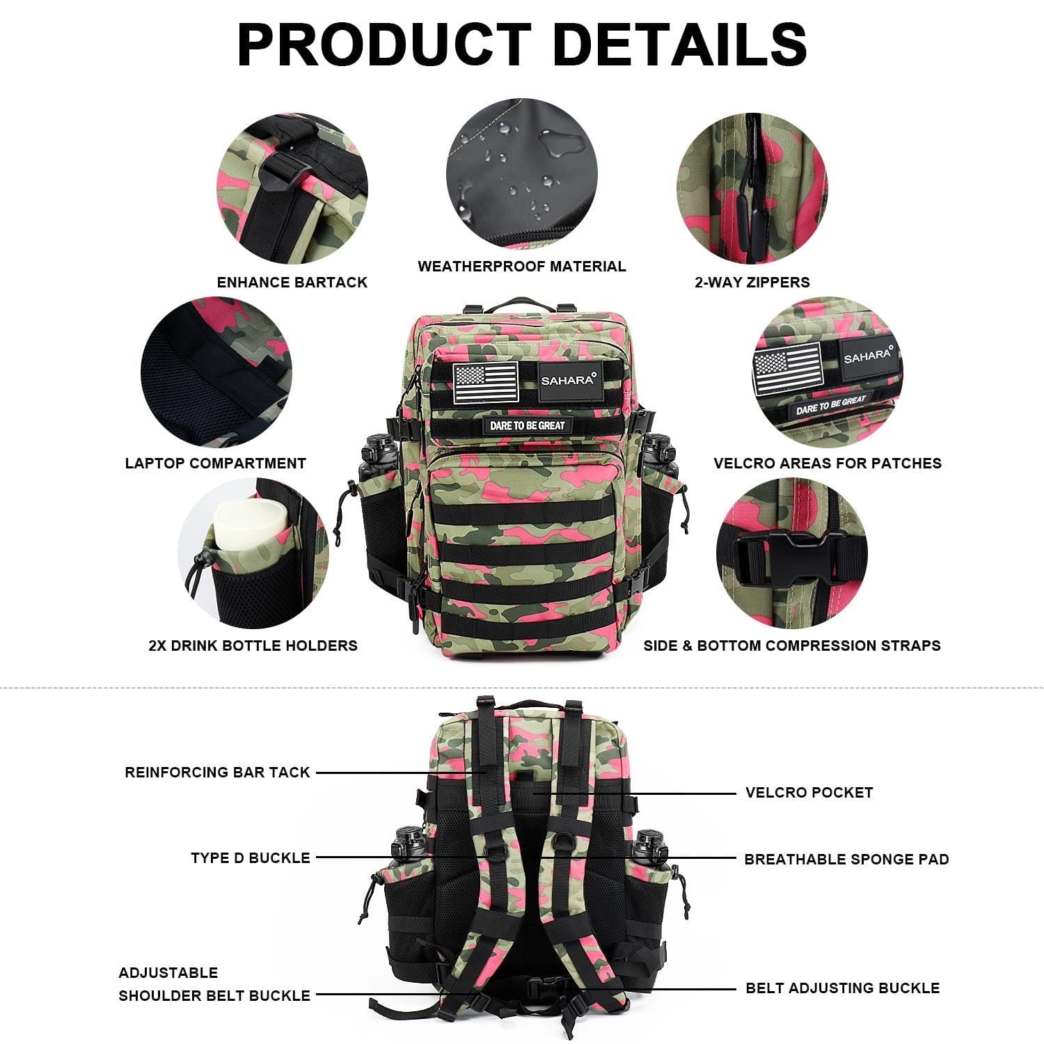 Raider Series Travel Bag & Laptop Backpack for Laptops up to 17.3-inch