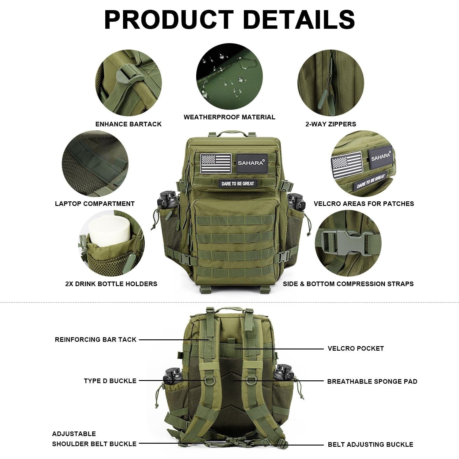 Raider Series Travel Bag & Laptop Backpack for Laptops up to 17.3-inch